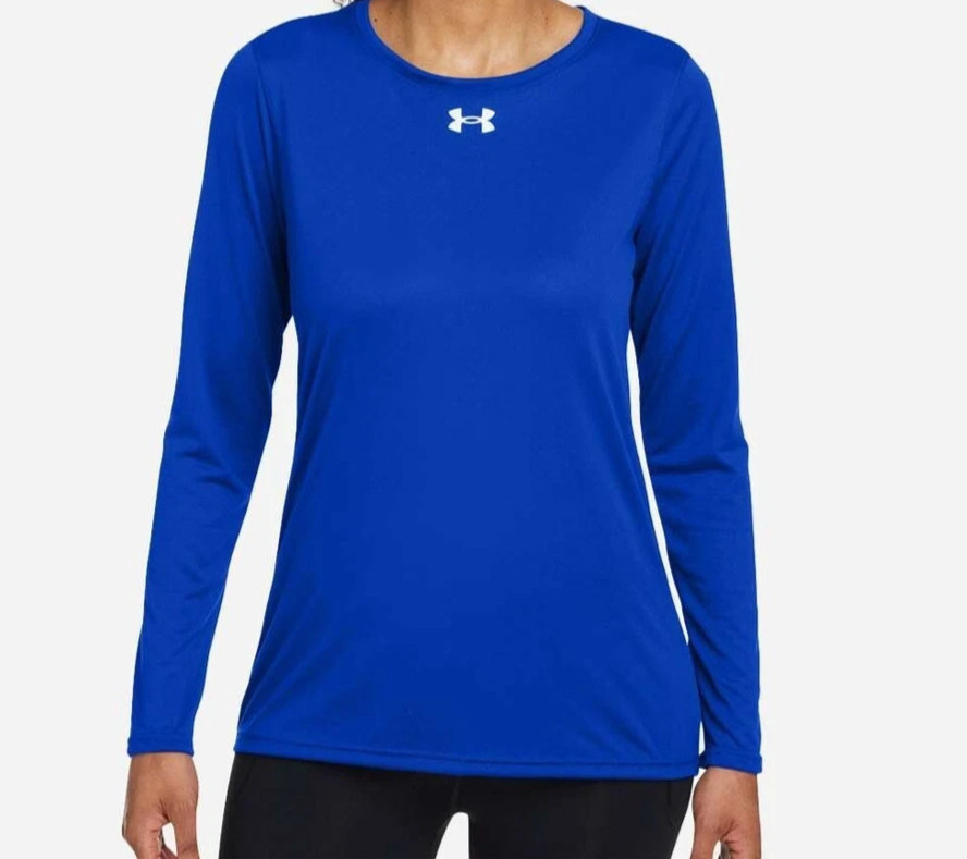 Under Armour 1376852 Women’s Tech Team Long Sleeve T-Shirt Royal Size S