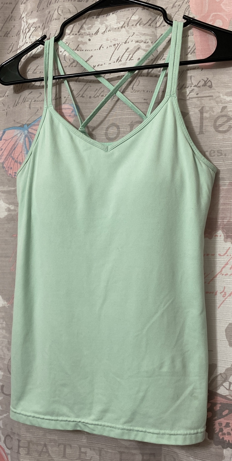 MPG Spaghetti Strap Racerback Activewear Tank Women’s Mint Green