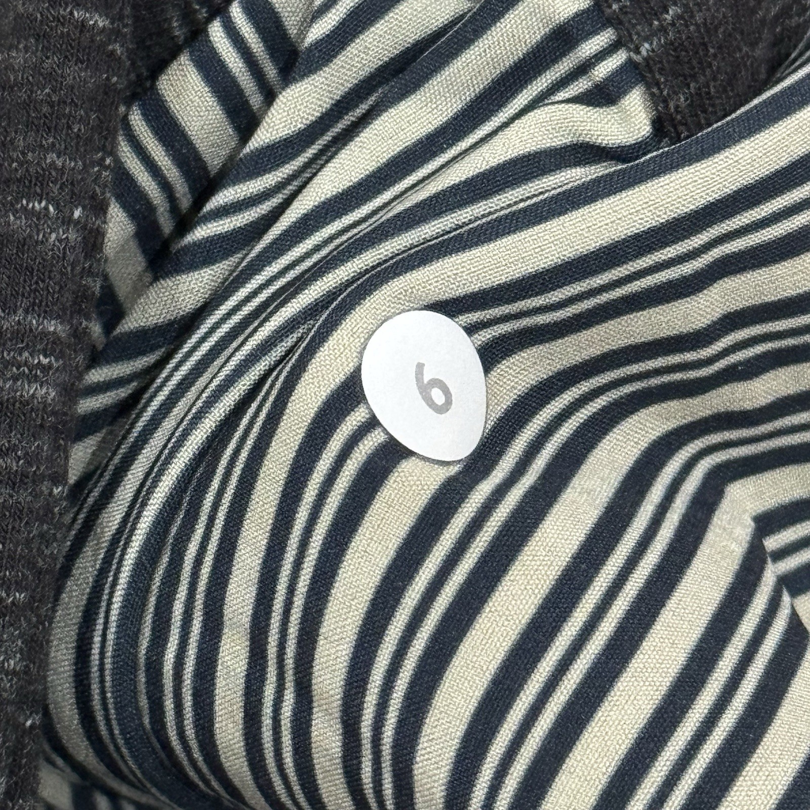 Lululemon Women’s Size 6 Heathered Marled Black Exhalation Pullover