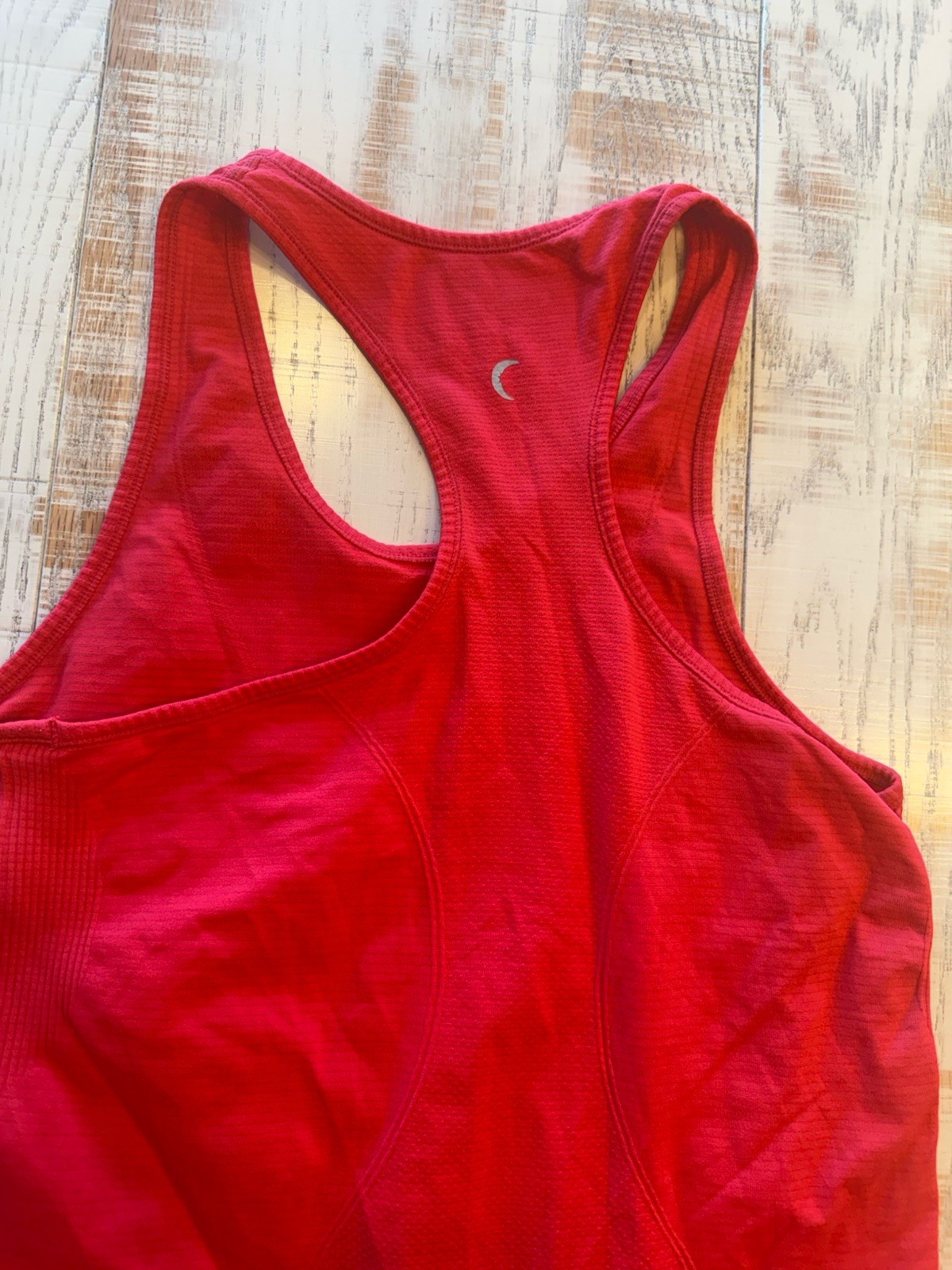 Zyia Active Red Copper Charged Racerback Tank Womens M Yoga Activewear