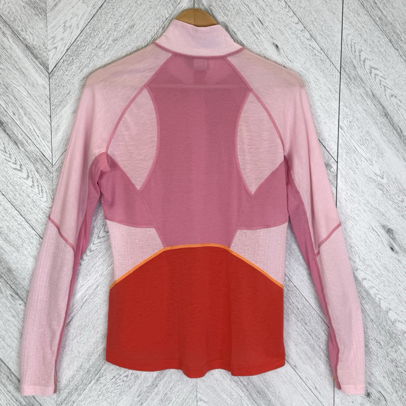 Kari Traa Alma Half Zip Base Layer Long Sleeve Shirt Womens Size XL Slim Fit