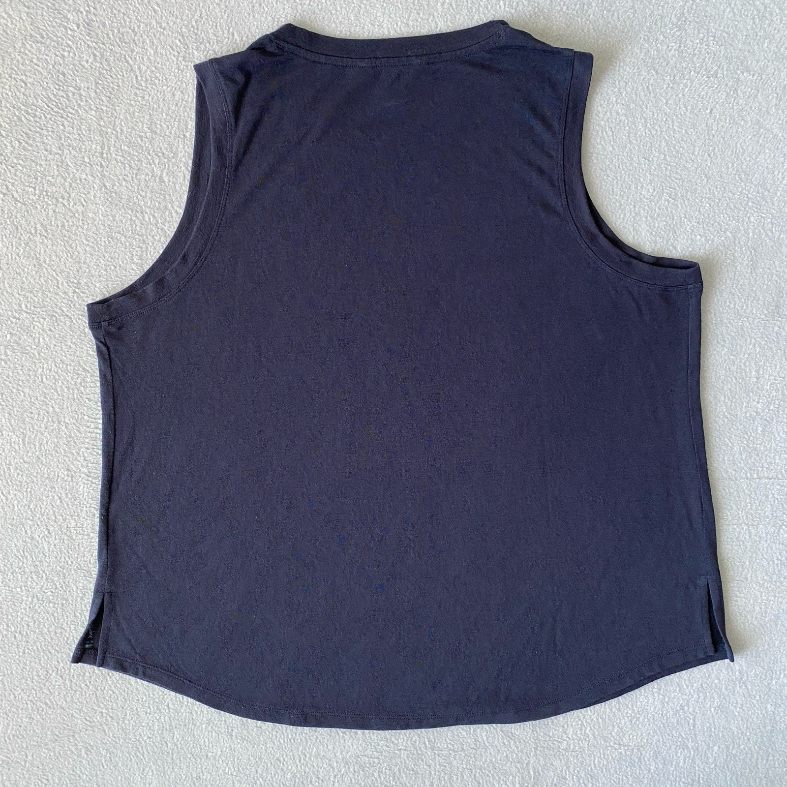Athleta Size 2X Tank Navy Shell Blue