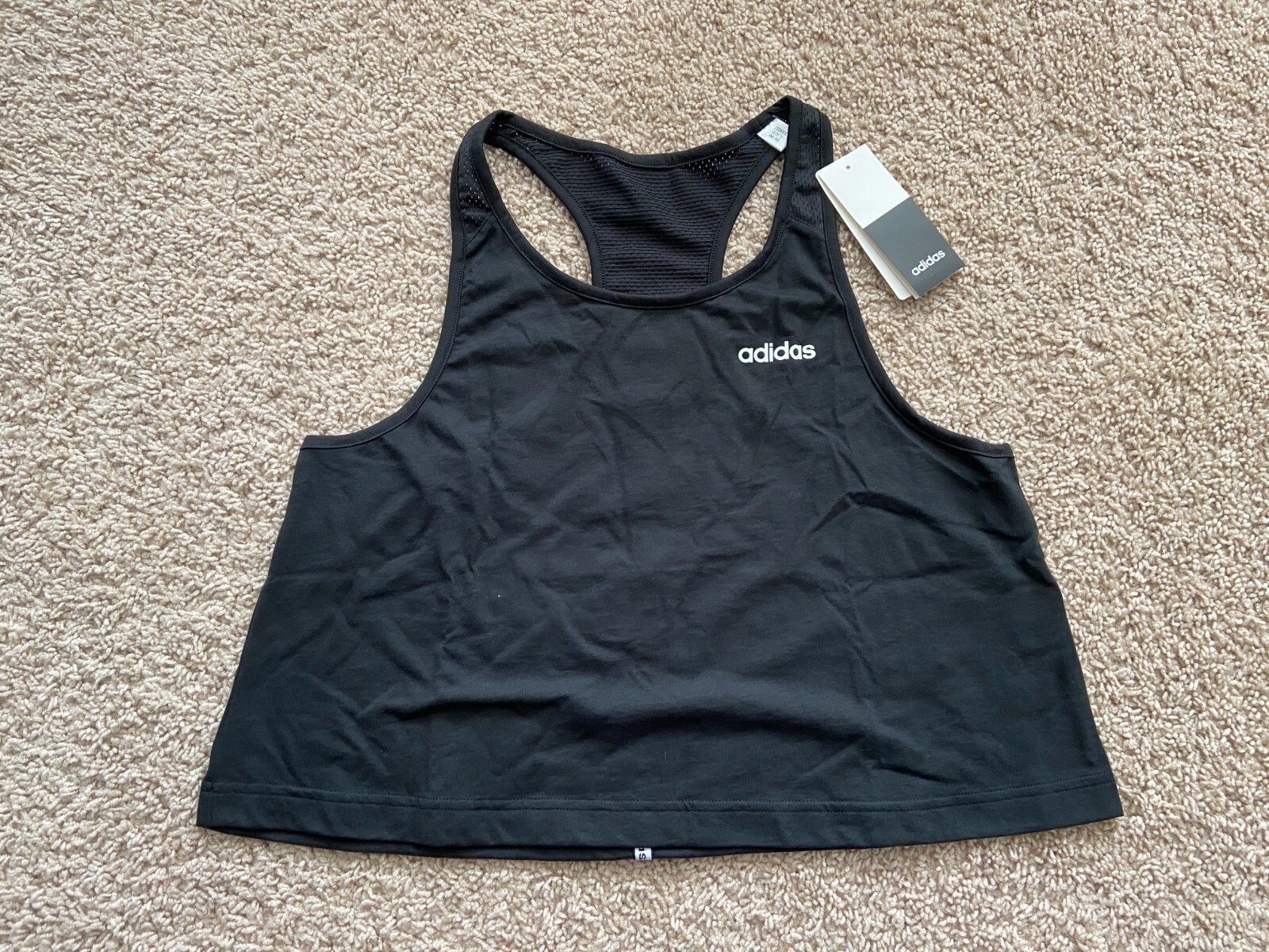 NEW Adidas Cropped Tank Top women L