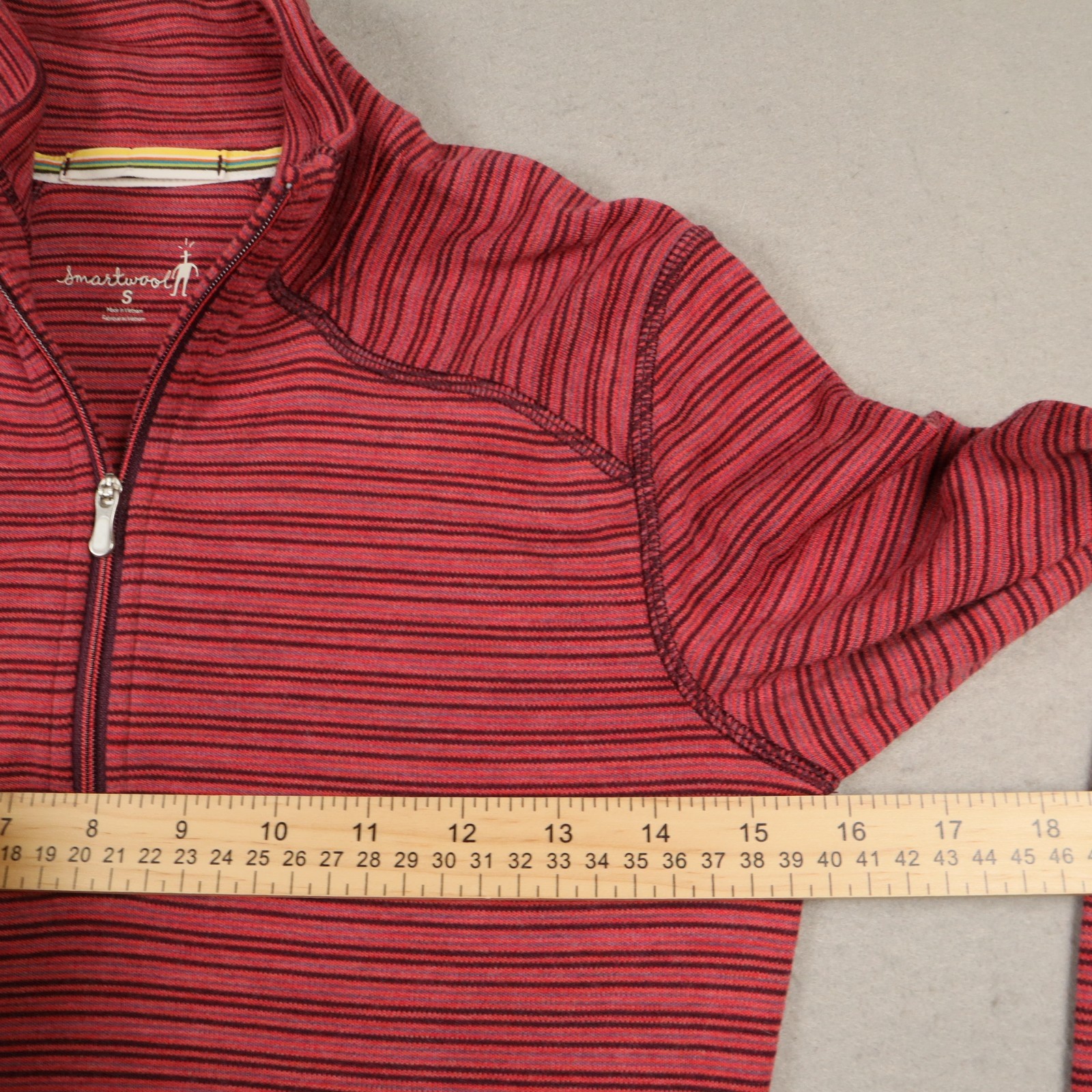 Smartwool NTS Mid 250 1/4 Zip Turtleneck Womens Small Merino Wool Top Base Layer