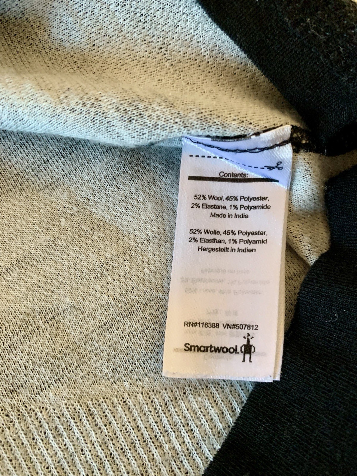 Smartwool Pullover Womens Size Medium Black Intraknit 200 1/4 Zip Merino