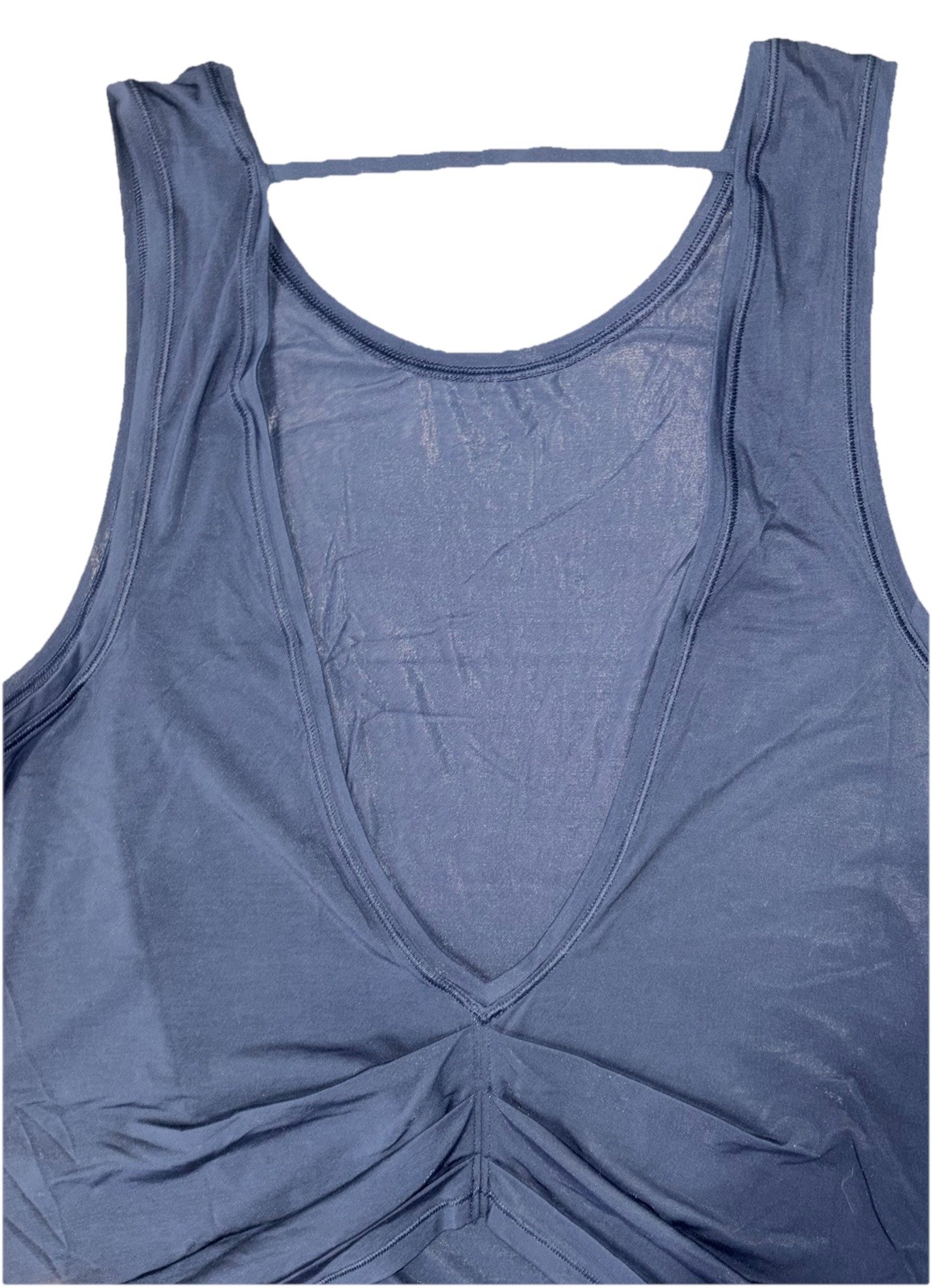 NWT💎LULULEMON💎SIZE 12💎DEEP STRETCH TANK💎AUTHENTIC💎HIP LENGTH💎TRUE NAVY