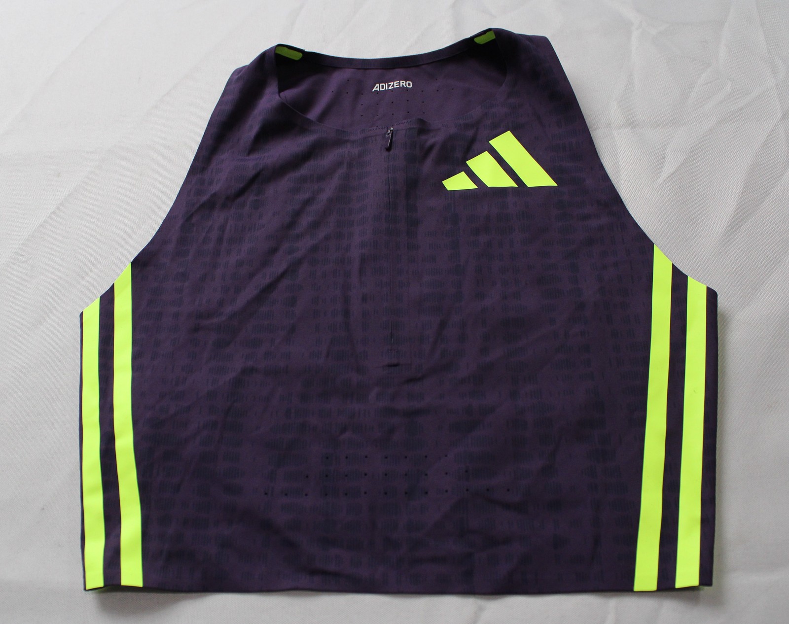Adidas Women’s 2026 Pro Elite Promo Crop Top BE5 Aurora Plum/Solar Yellow Small