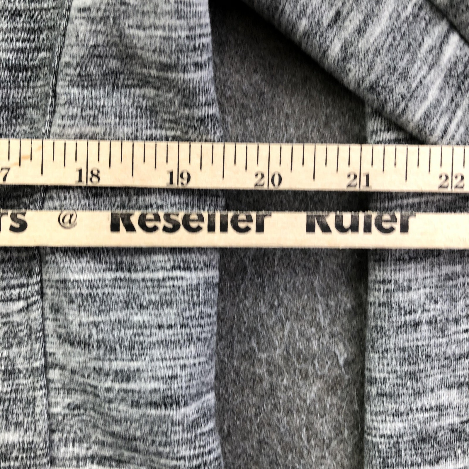 LL Bean Pullover Womens Medium Gray Long Sleeve Mock Neck Stretch Top Athletic