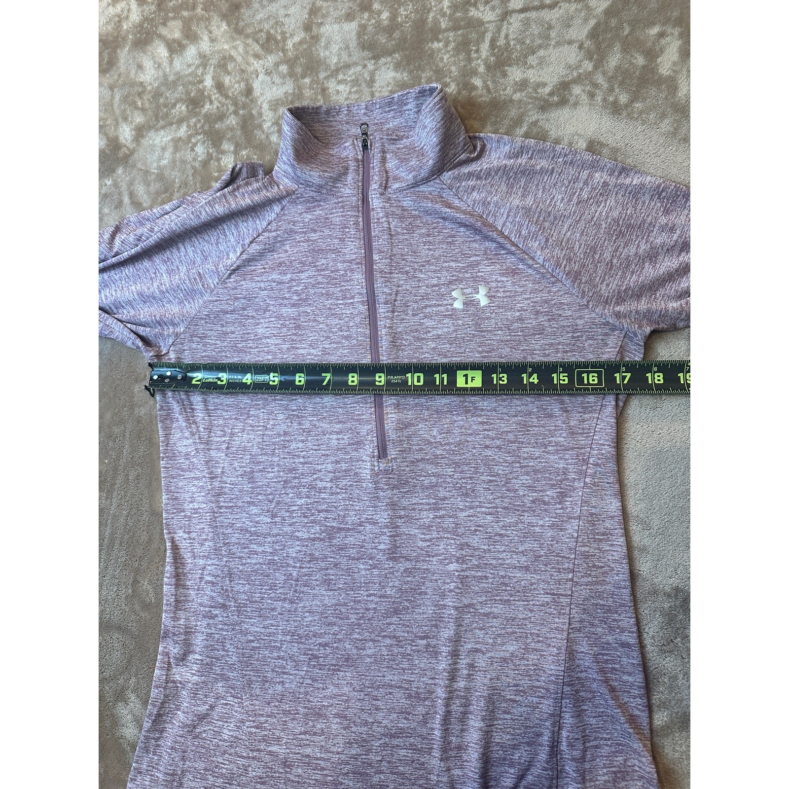 Under Armour Tech Twist ½ Zip Pullover Lavender Long Sleeve Size M NWOT