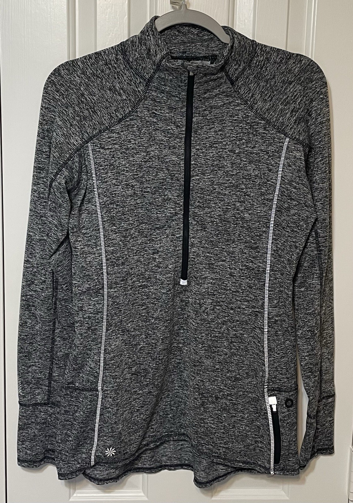 Athleta Women’s M Cold Weather 1/2 Zip Pullover Stretch Fit Running Layer