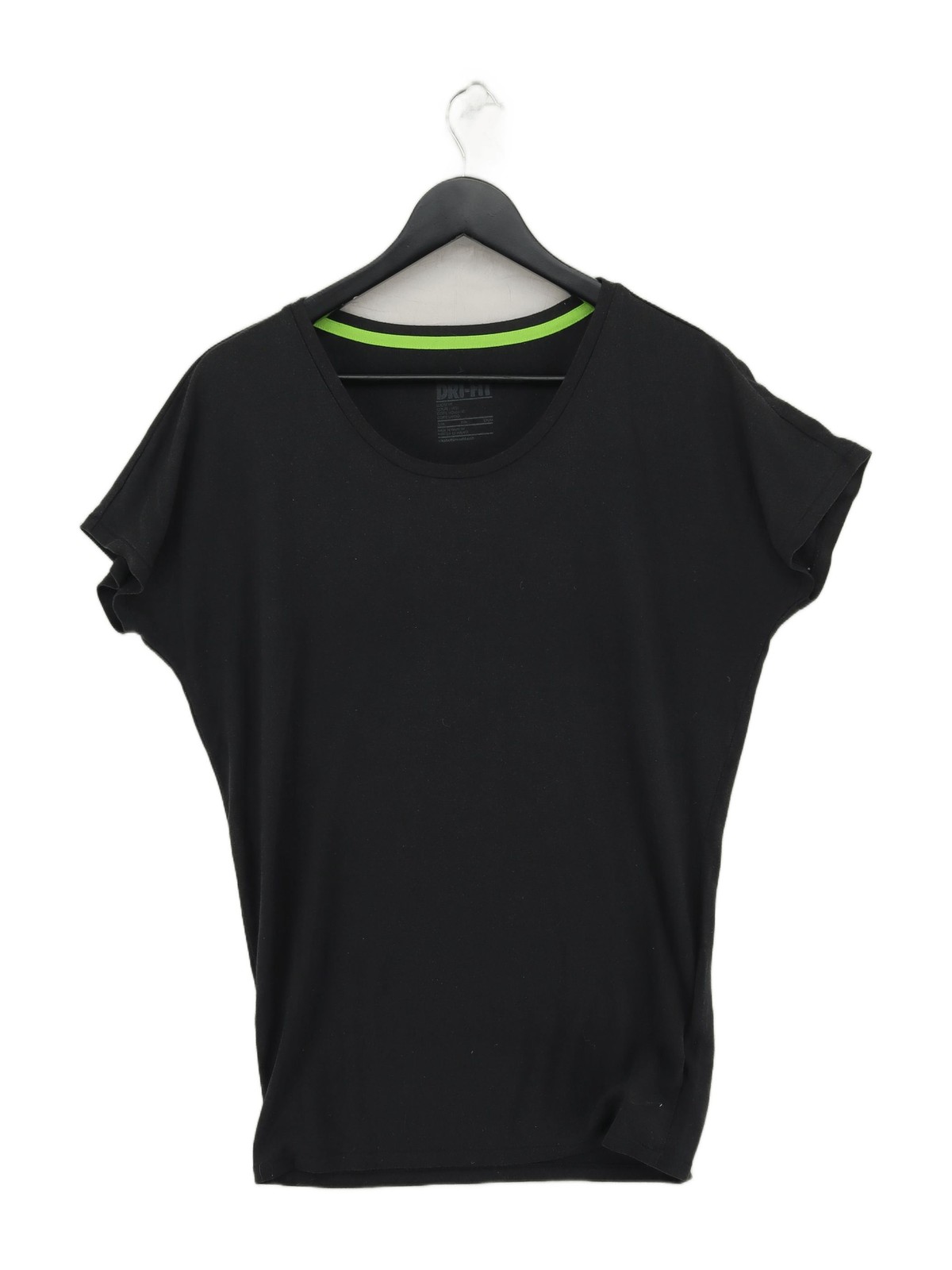 Nike Women’s T-Shirt S Black Polyester with Viscose Basic