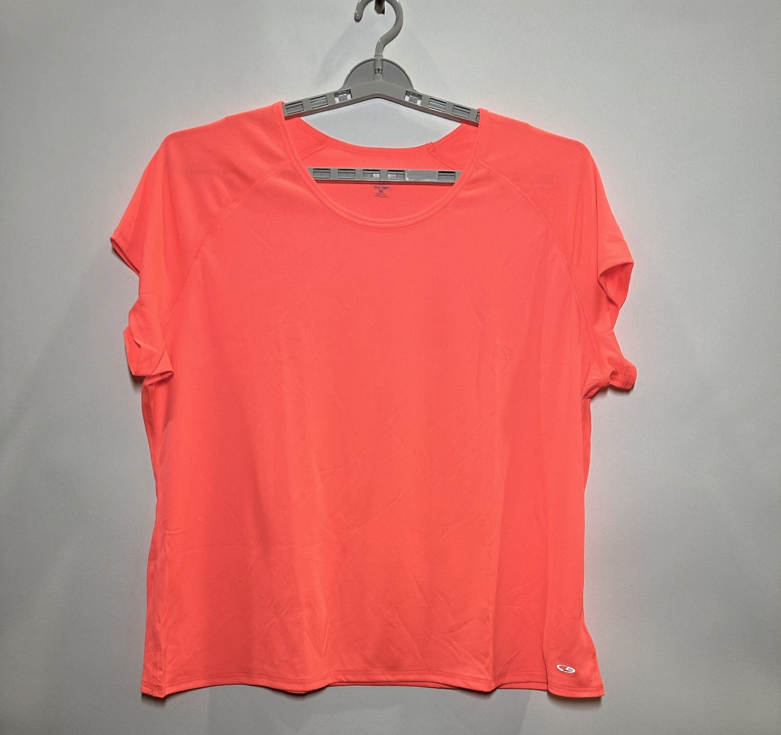 C9 Champion Women’s Semi Fitted Vented Running Shirt – Flashlight Orange, 3X