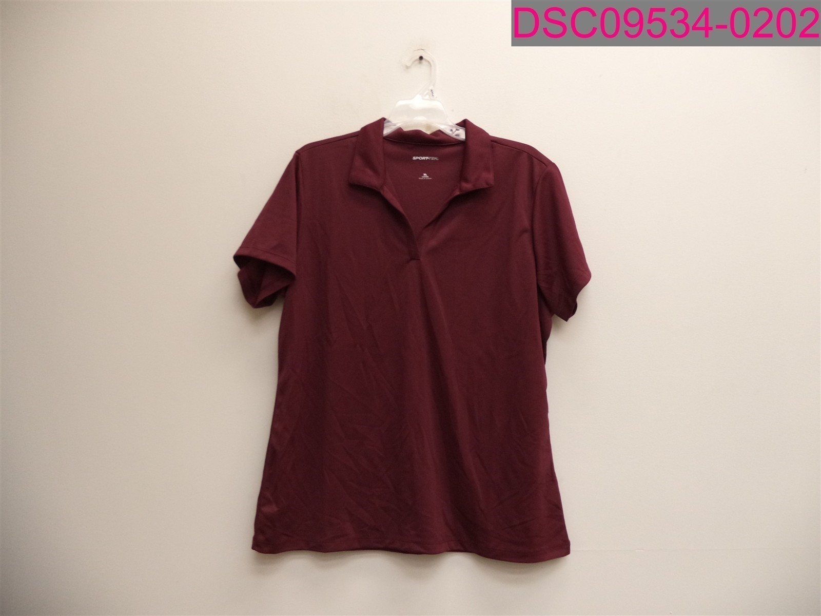 Sport Tek Women’s 100% Polyester Dri-Fit Performance Polo Shirt Red LST640 XL