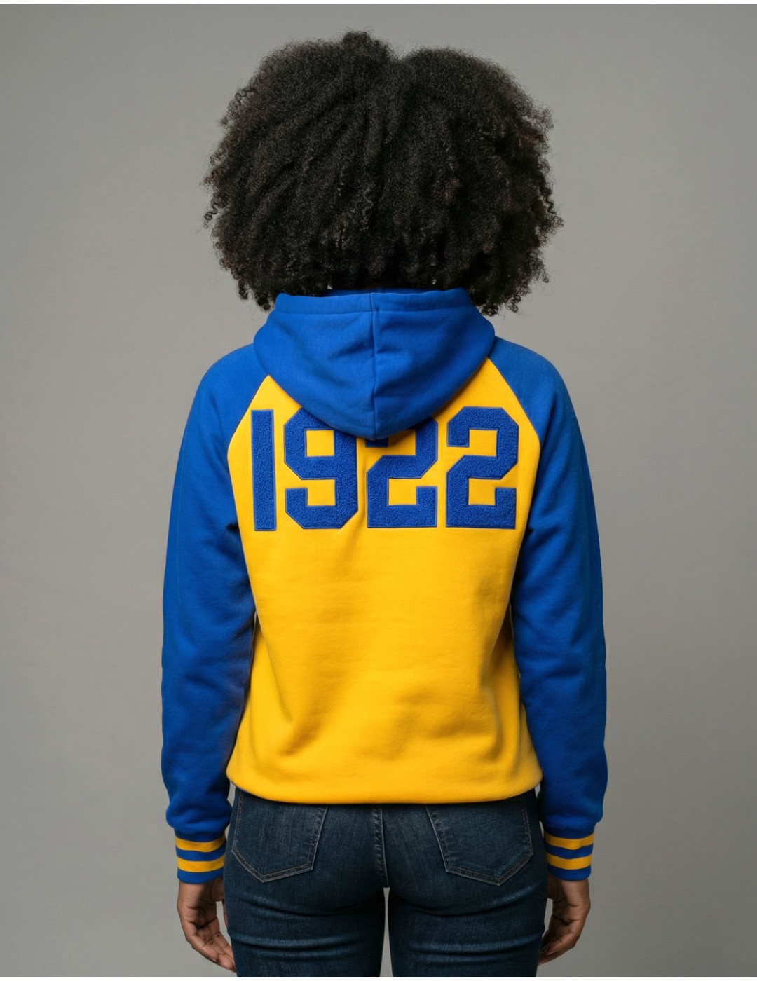 Sigma Gamma Rho M7 Two-Tone Pullover Hoodie Gold