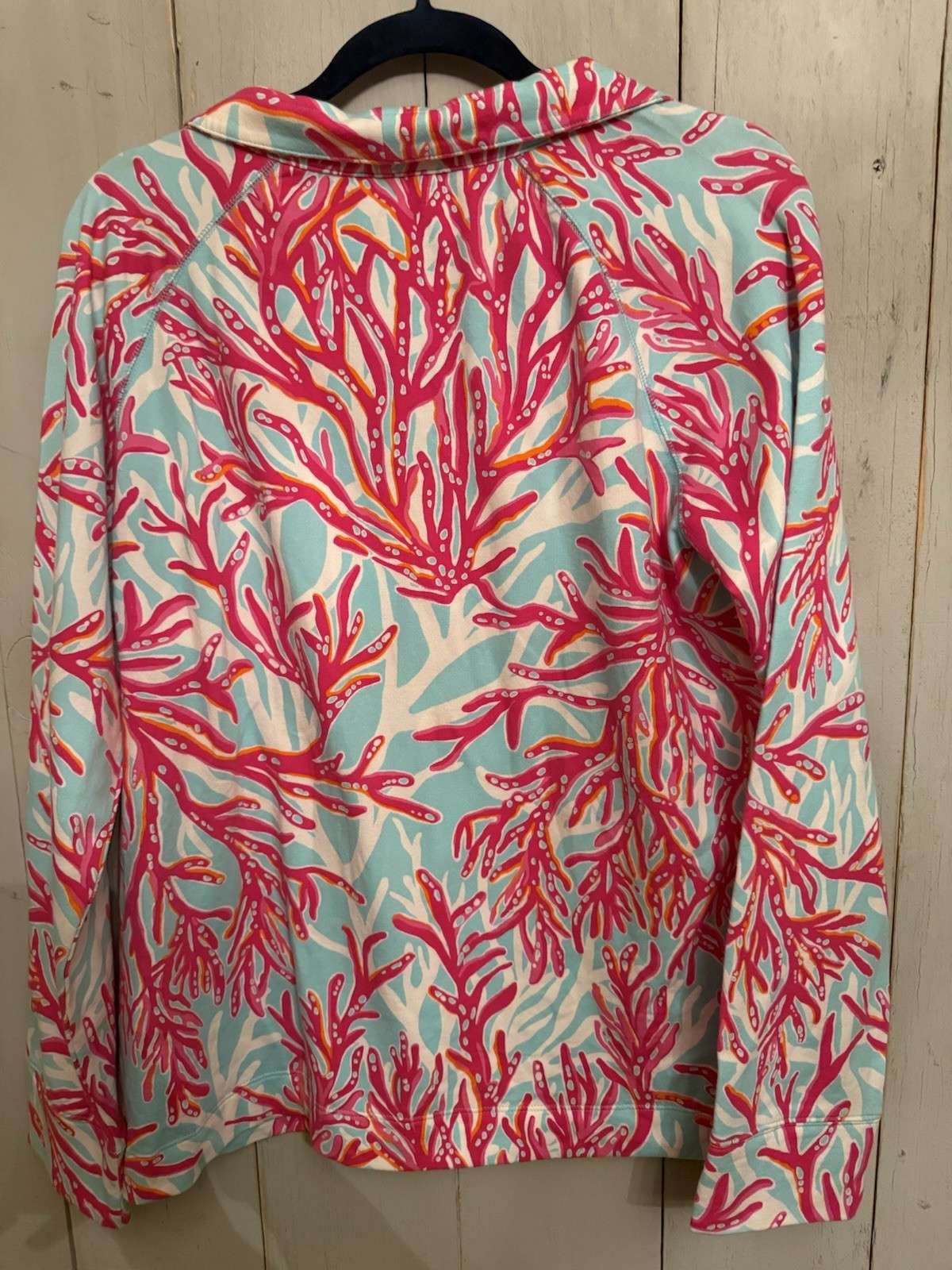 Lilly Pulitzer Skipper Popover Underwater Escape XL Women’s New With Tags