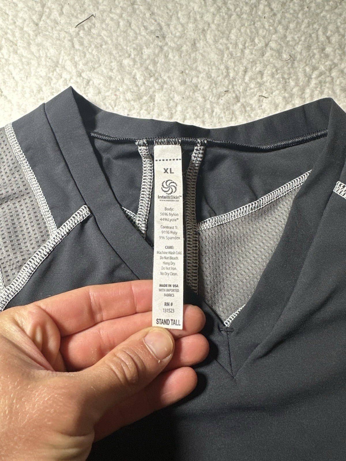 IntelliSkin Posture Correcting Compression Shirt Women XL Vented Xoskeleton