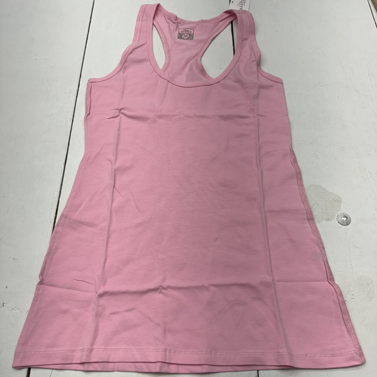 Sexy Basics Pink 24/7 Anywhere Racerback Tank Top Women’s Size Medium