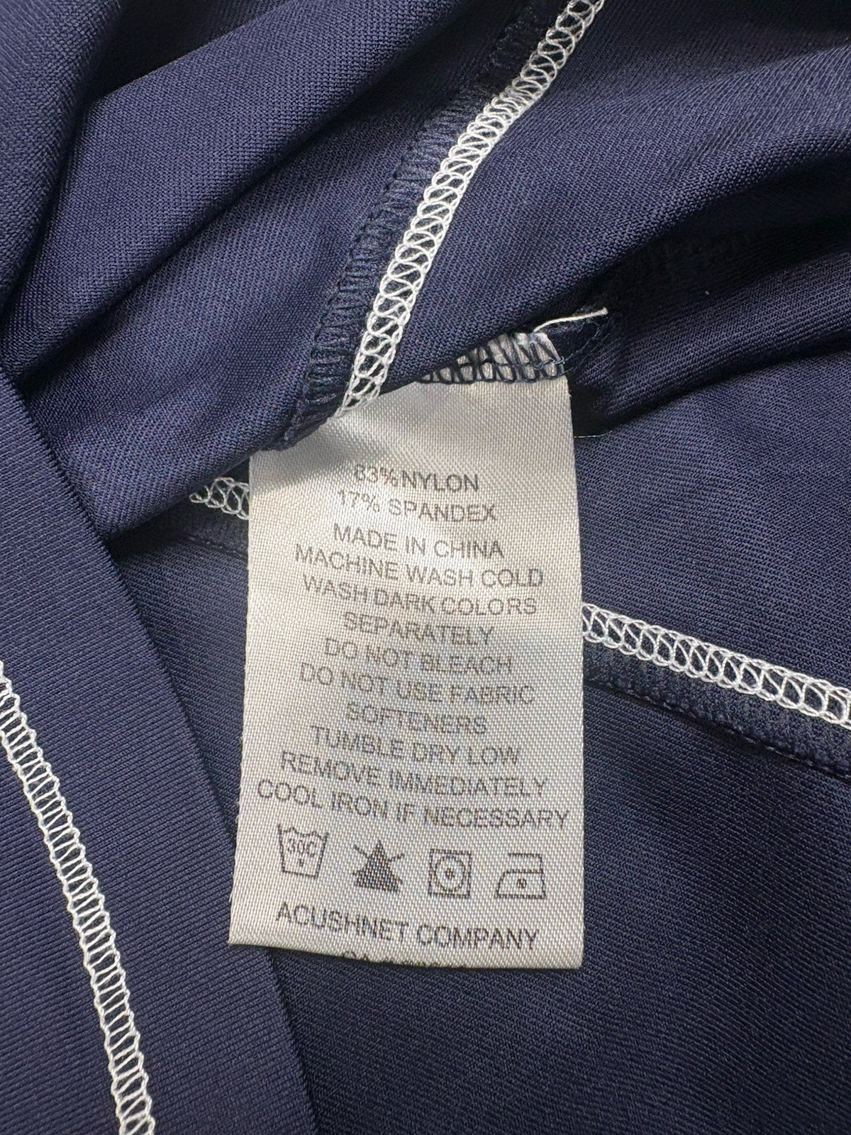 FootJoy Quarter Zip Women’s Large Golf Performance Stretch Pullover Navy
