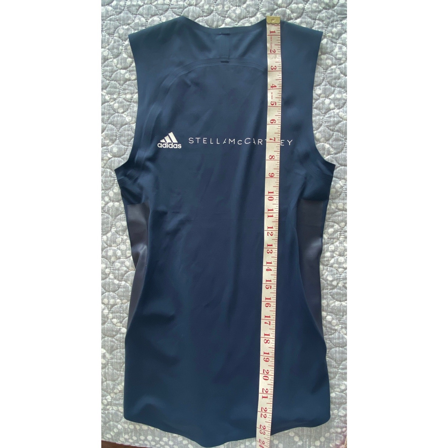 adidas by Stella McCartney Support Core Tank Top in Navy Blue Size 2XS