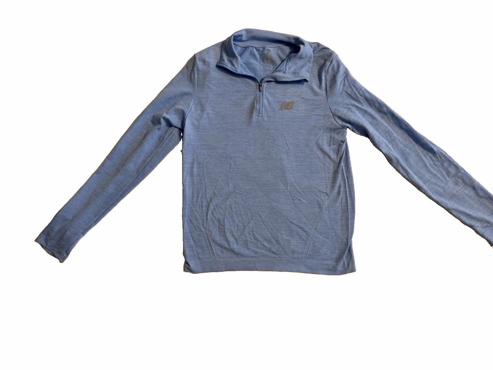 New Balance Women’s Blue 1/4 Zip Long Sleeve Collared Polo Pullover Size M