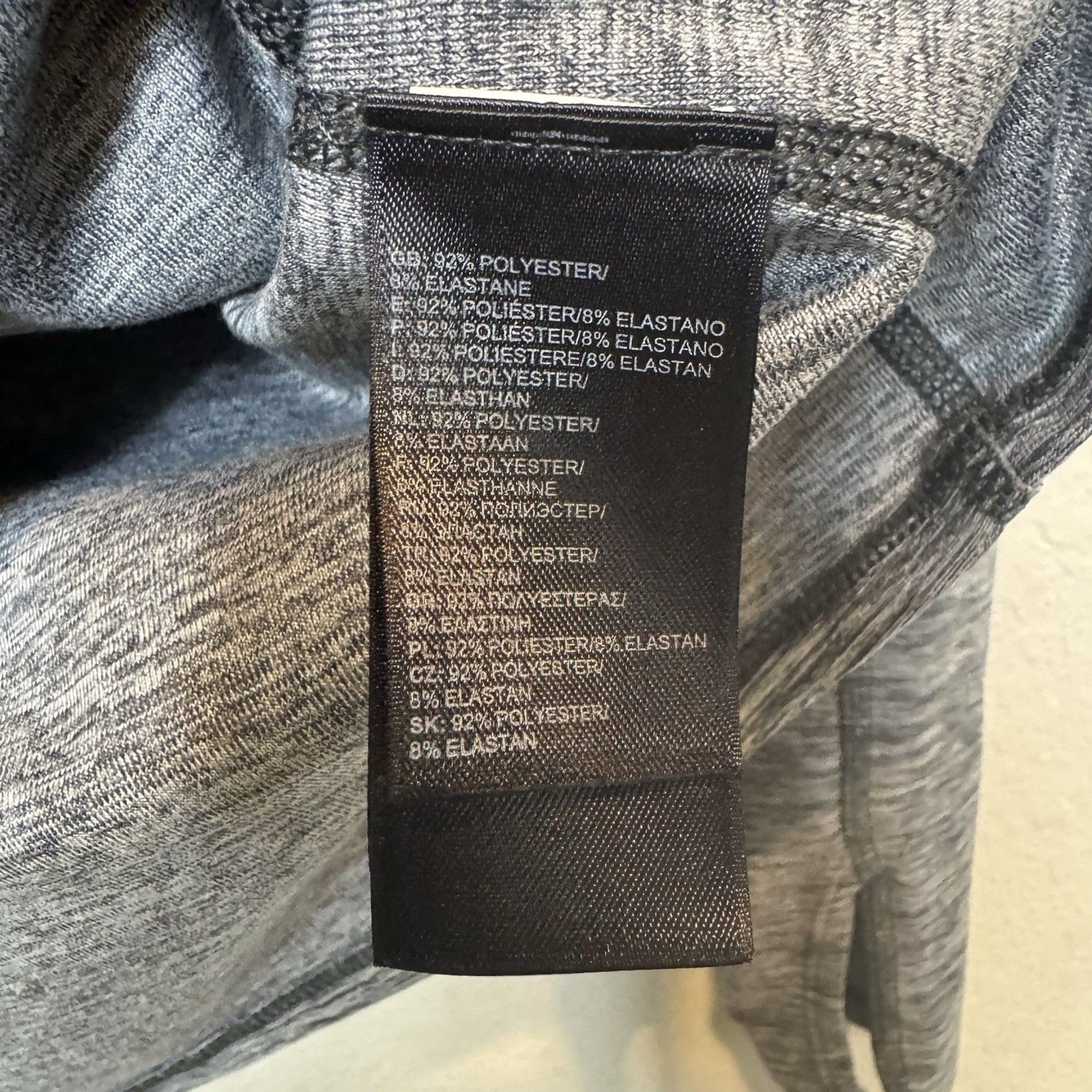 The North Face FlashDry Gray 1/4 Zip Running Shirt Long Sleeve Gym Women’s XS