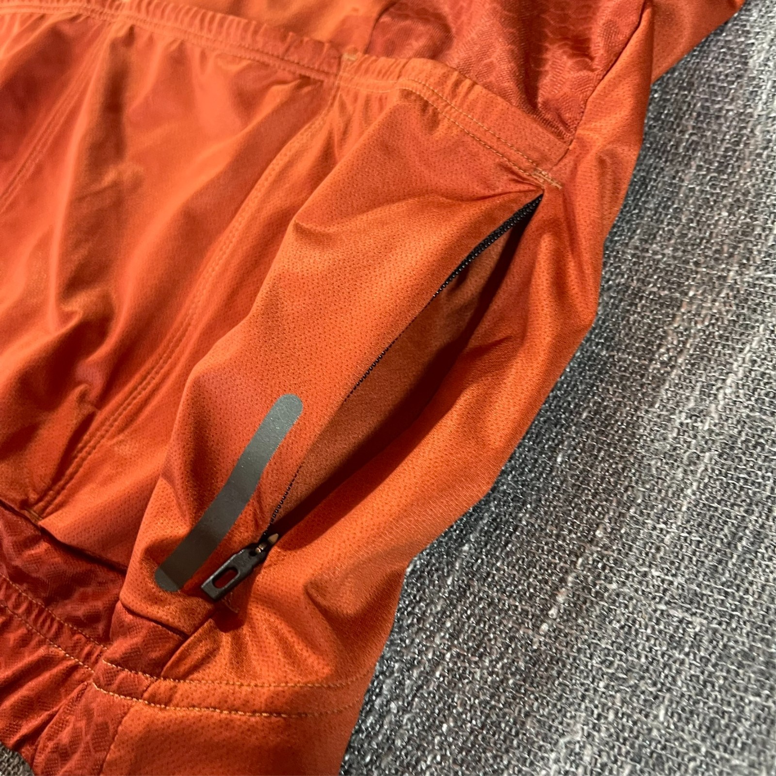 Pactimo Womens Size S Summit Jersey Burnt Orange Lightweight Cycling Top