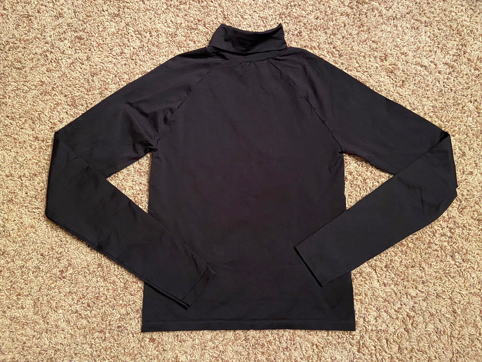 Fabletics Naomi Seamless Long-Sleeve Stretch Turtleneck Sz XL Color Black NWT