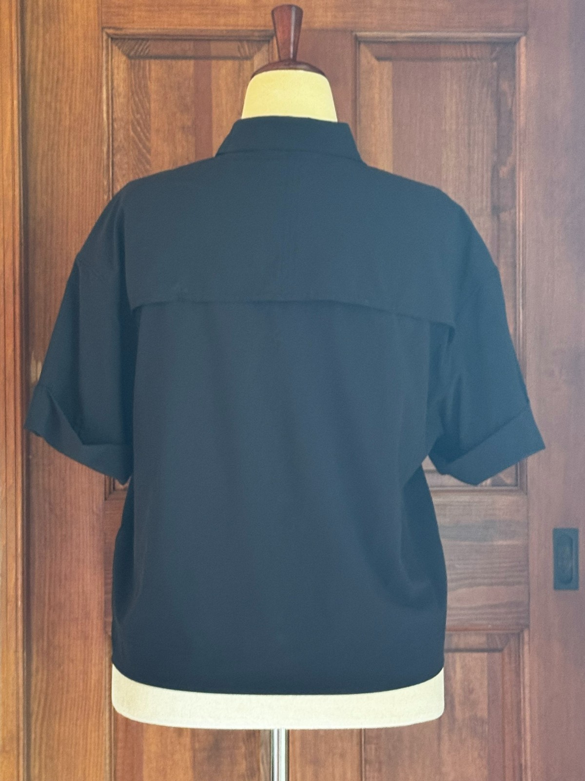 Athleta Camp Shirt, Black, M, EUC