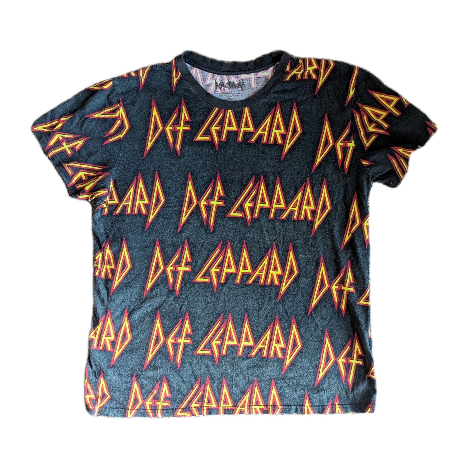 Def Leppard Rock Band Tee 2019 Graphic T-Shirt Size XL – Read Notes