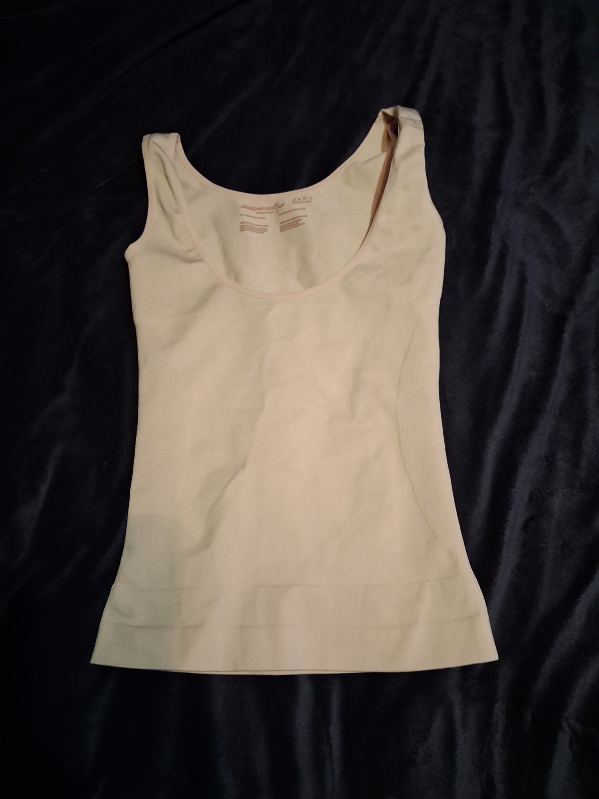 Shapermint Essential Compression Shirt For Women Tan Size Small