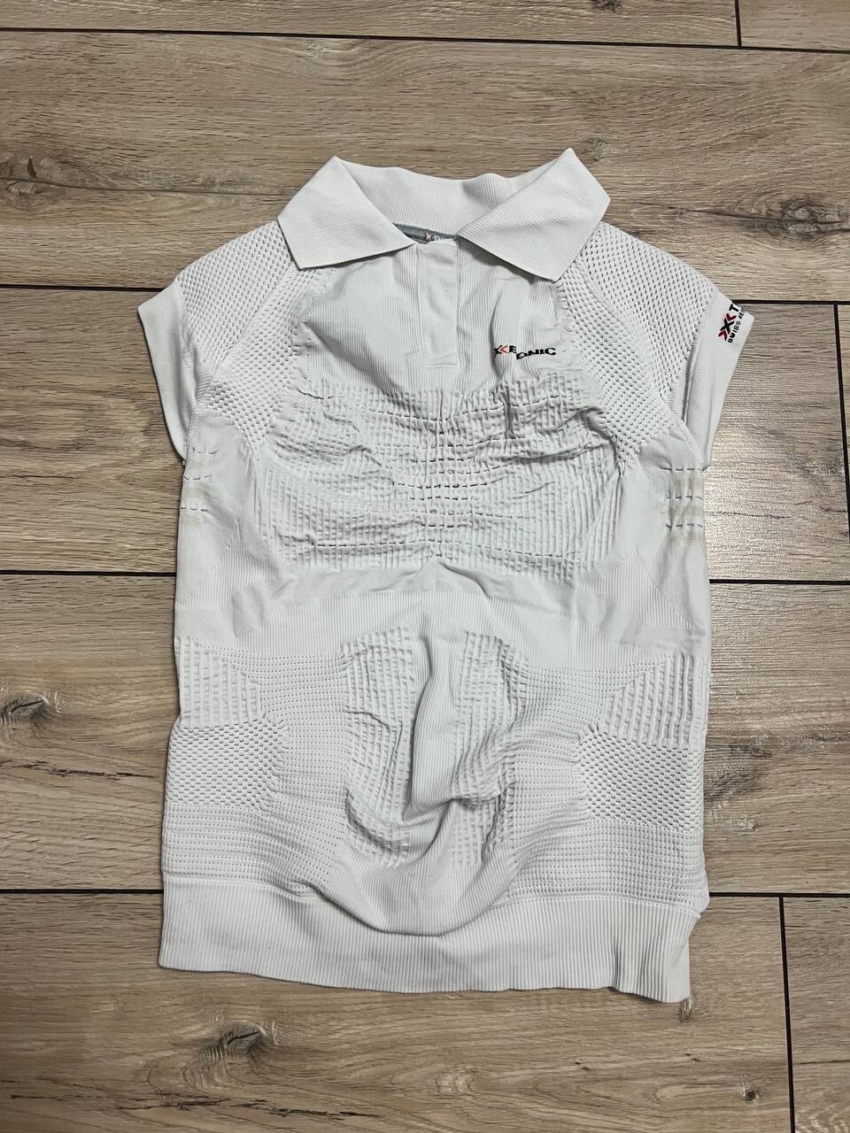 Women X-bionic P.V.1.0 Compression Polo Shirt Active White Size S