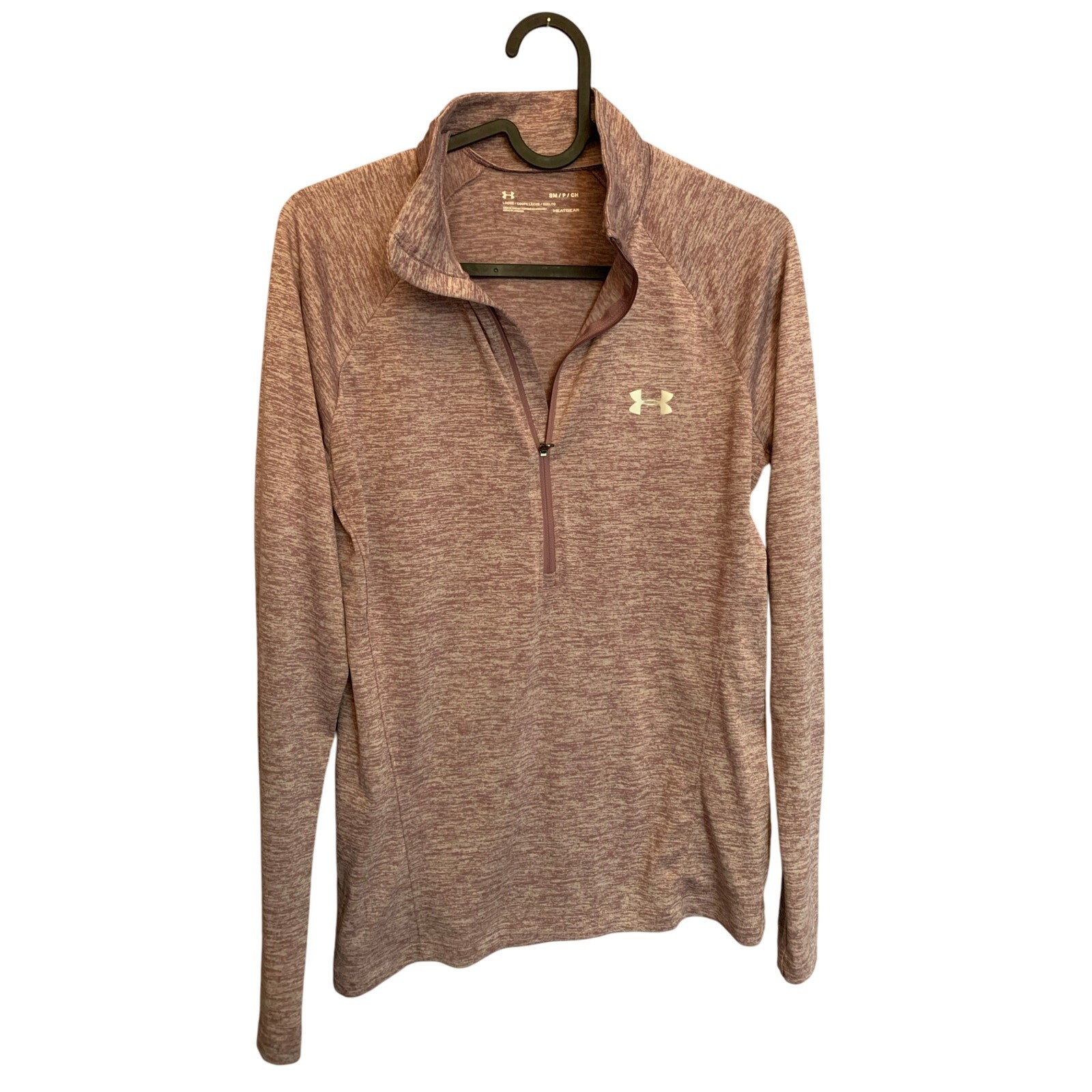 Under Armor Women’s Tech Half Zip Jacket Pullover Athletic Purple Burgundy SMALL