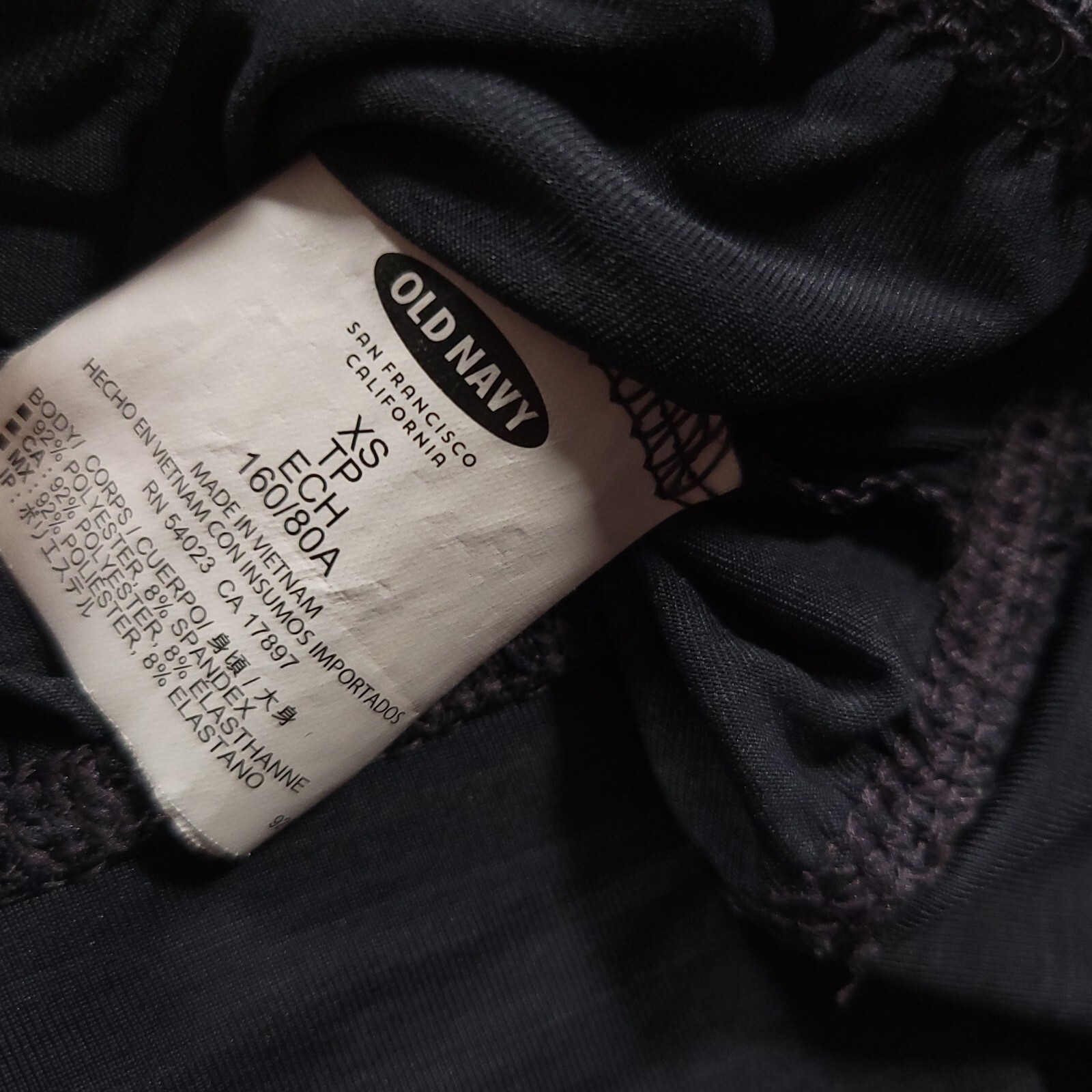 Old Navy Active “Loose Ample” Racerback Sport Bra Tank Top Shirt Gray Womens XS