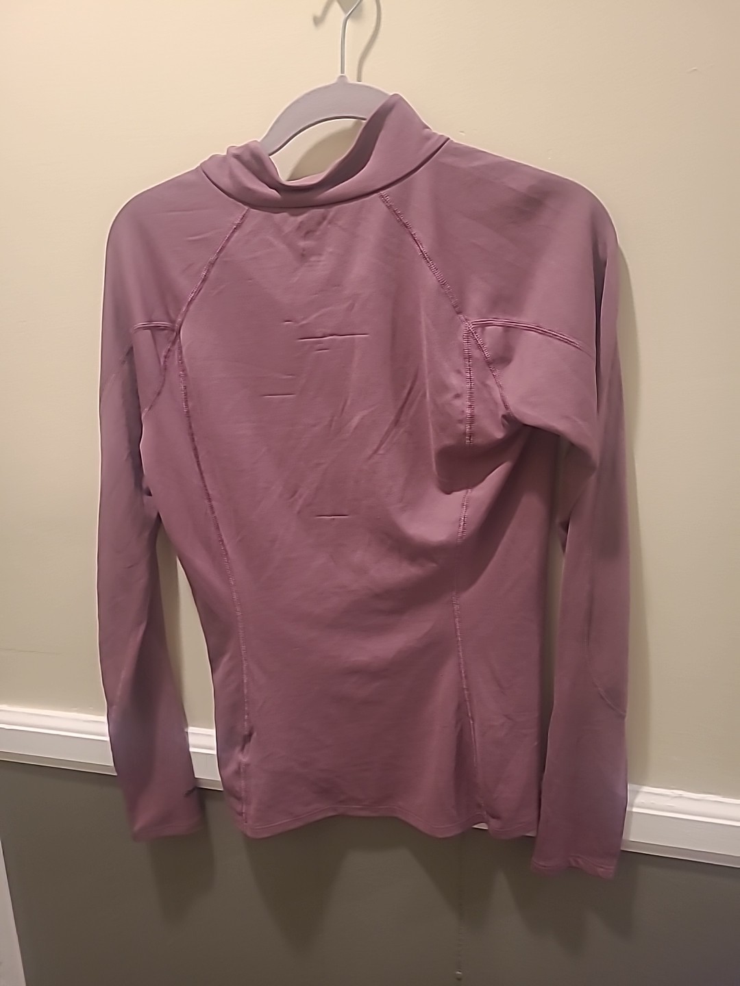 THE NORTH FACE FlashDry Quarter Zip Pullover Women’s Medium Plum Long Sleeve