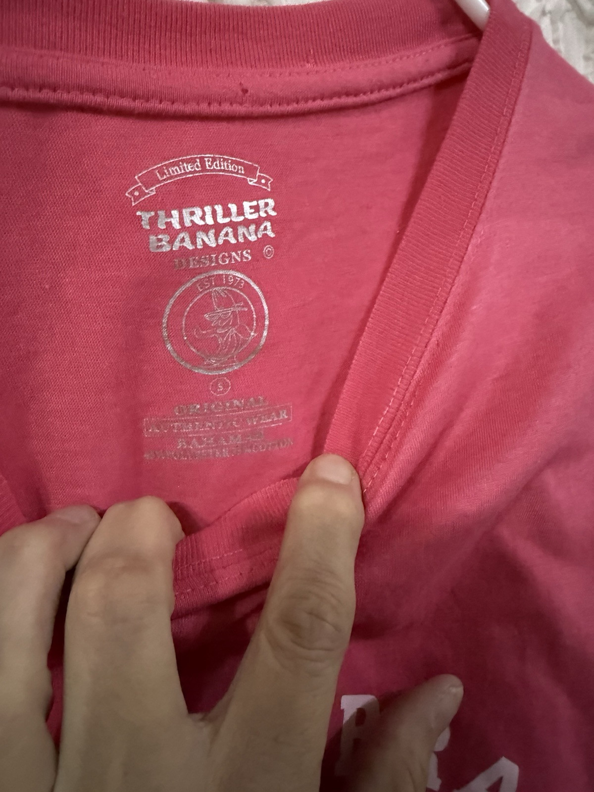 Nassau Pink Shirt Long Sleeve Shirt Limited Editions Thriller Bananas Beachwear