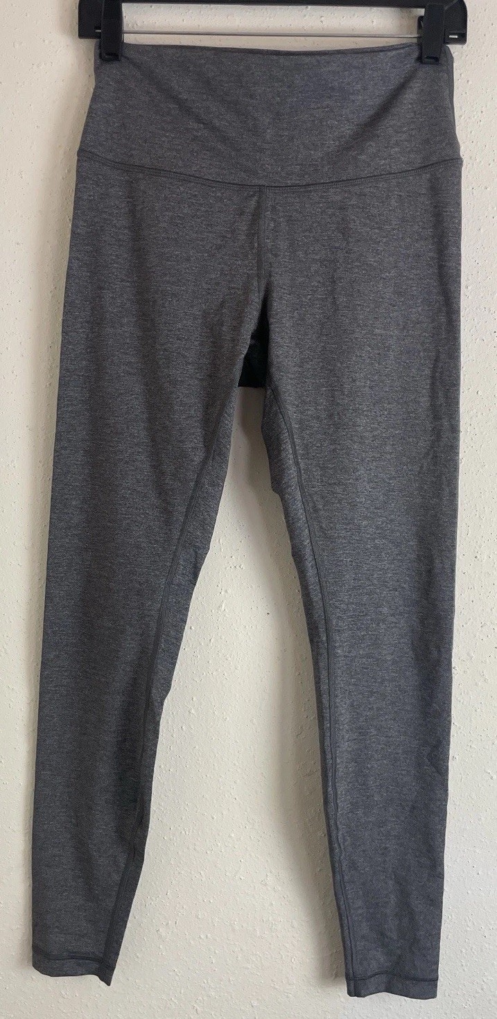 Lululemon Women’s Wunder Under HR Tight 29” Luxtreme *F LW5BBBS HBLK Gray Sz 10