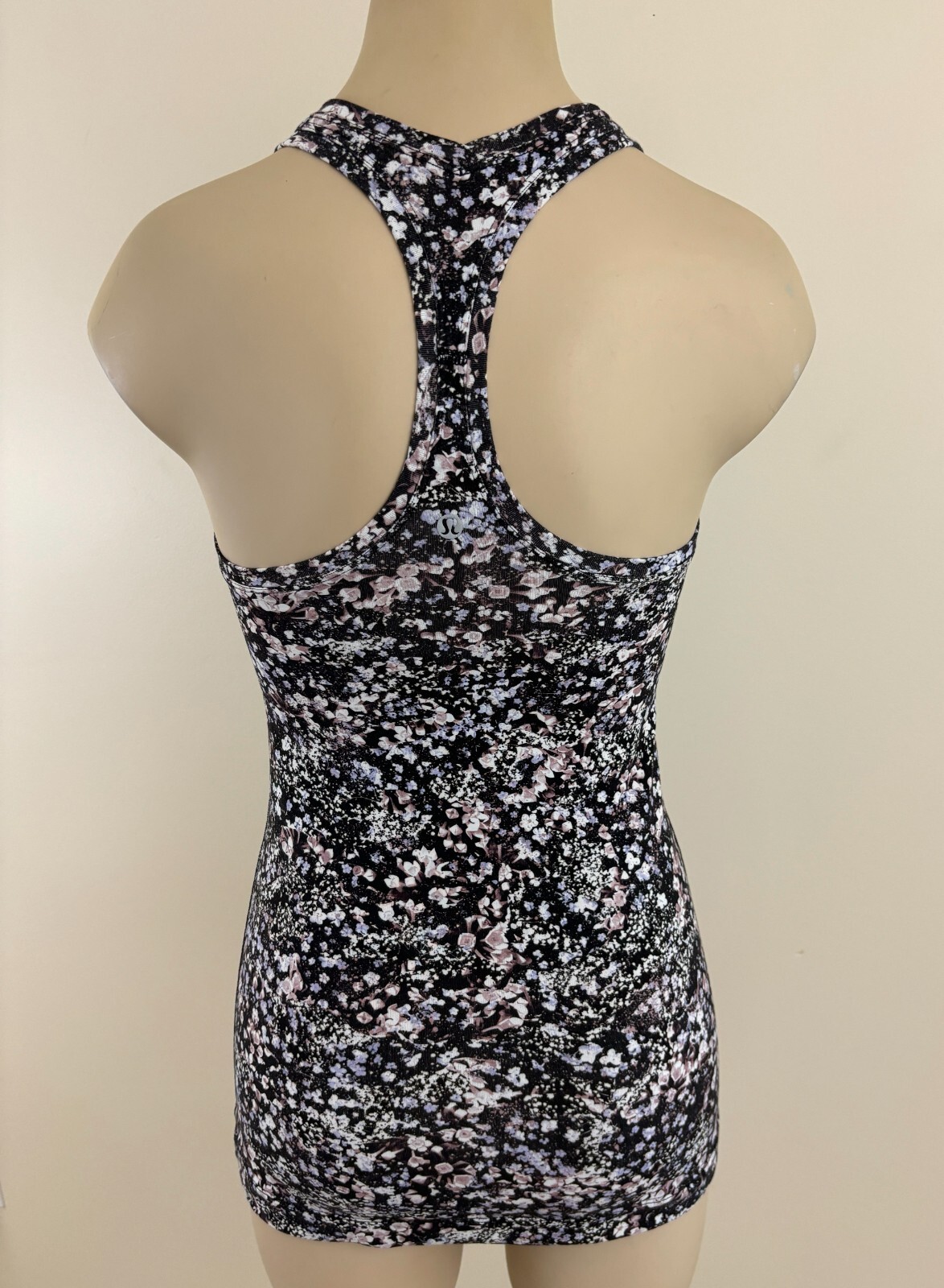 LULULEMON COOL RACERBACK II Womens Sz 2 Floral Spritz Multi Stretch Tank Top EXC