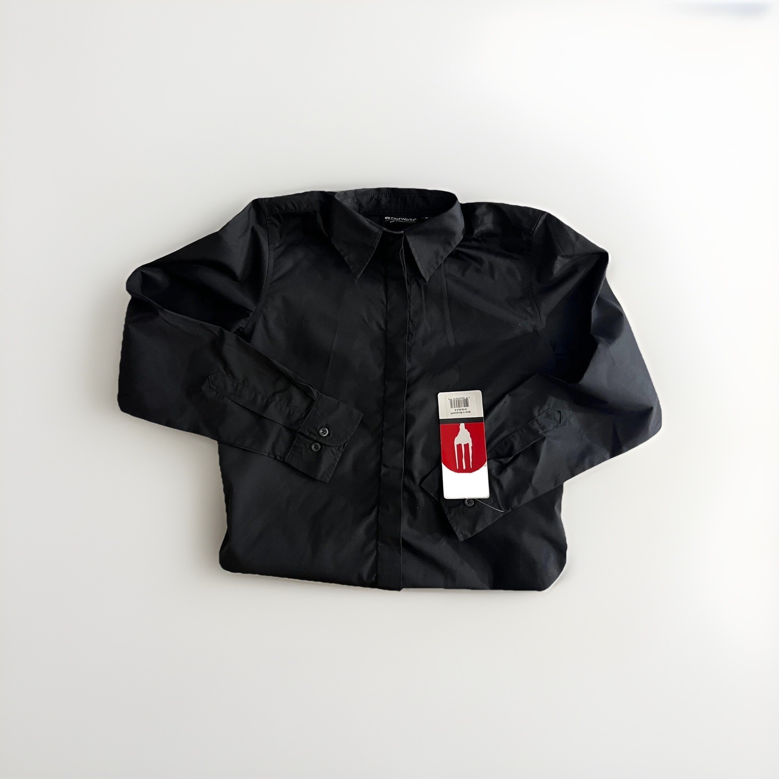Chef Works Women’s Basic Dress Shirt – Small/black