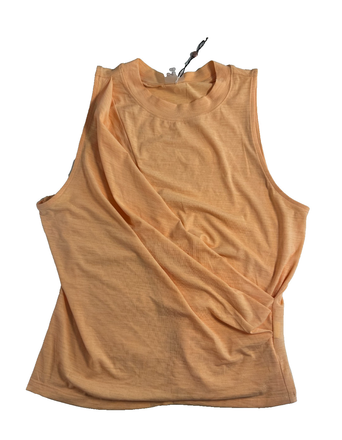 CALIA Womens Wrap Front Tissue Tank Sherbet Sleeveless Size Small Peach NWT