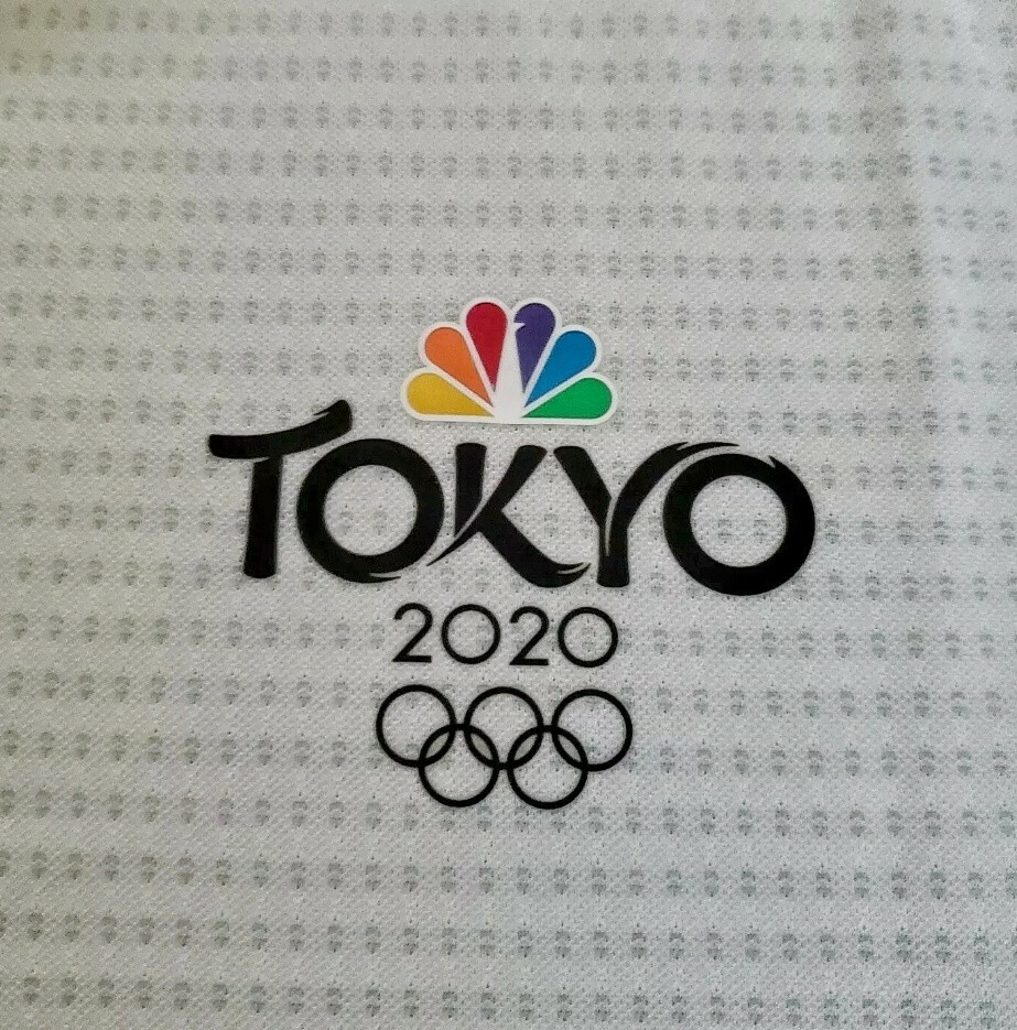 Nike Medium Training Tokyo 2020 Olympics NBC Women Polo Shirt Short Sleeve Golf