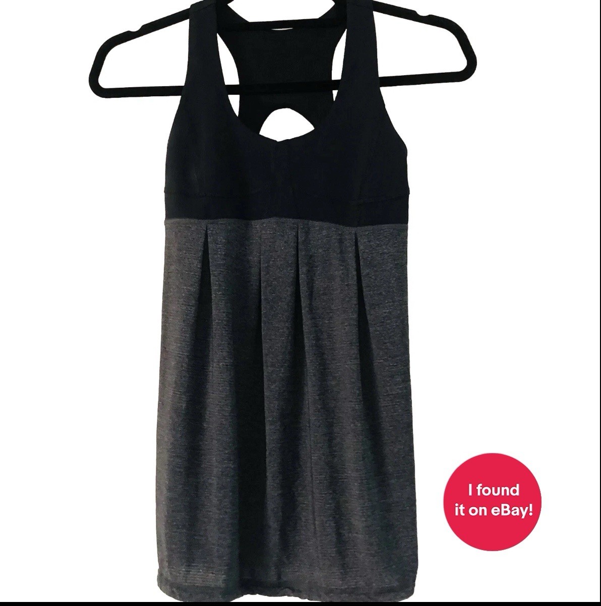 Lululemon Size CA 4 AU 8 Run Your Heart Out Black / Grey Drawstring Waist