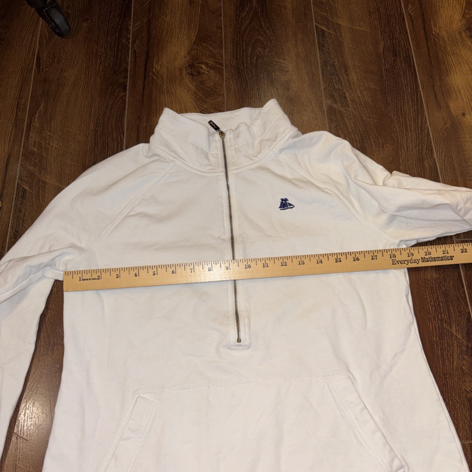 Lilly Pulitzer Ivory Pullover Sweatshirt Half Zip Size Large – Mid Weight