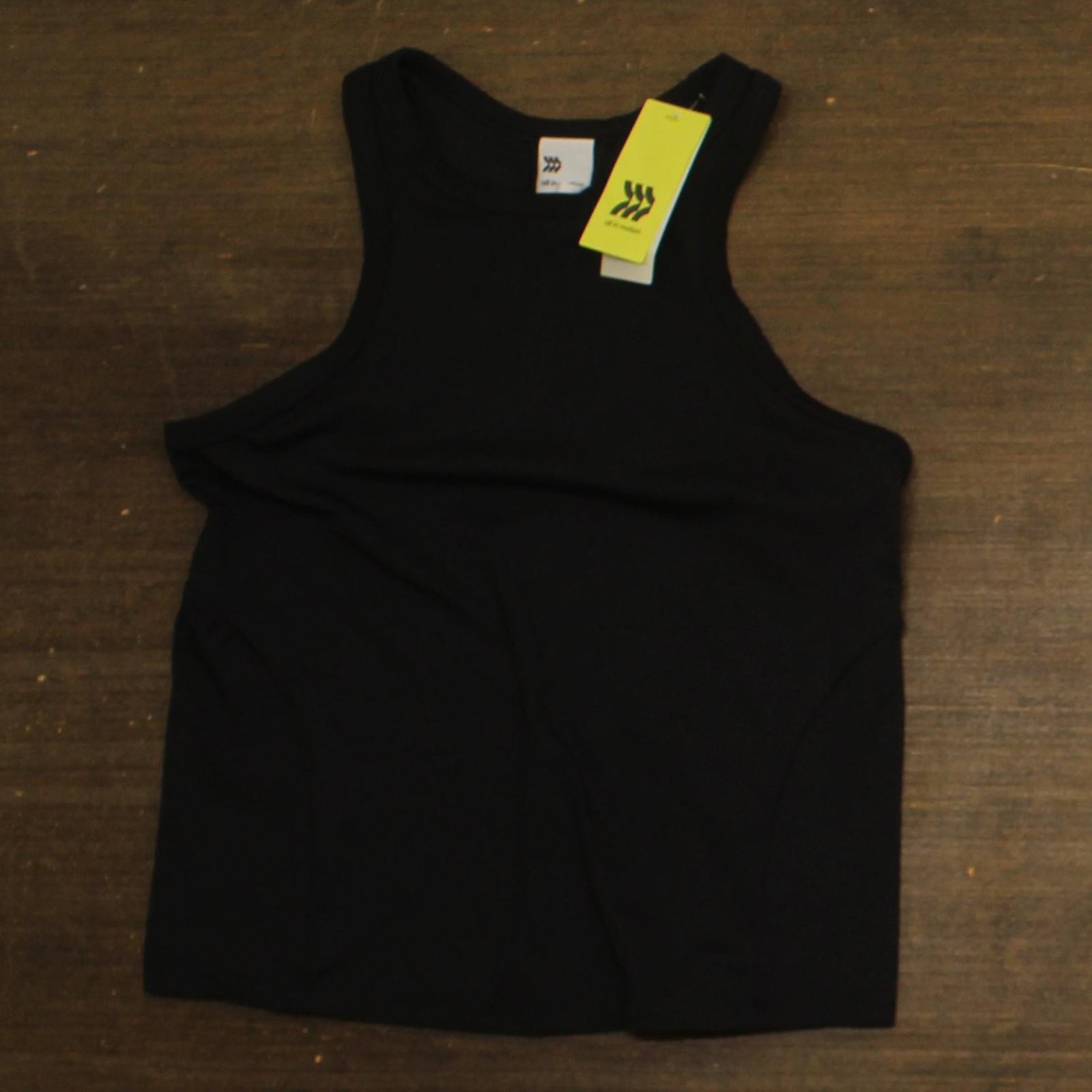 All In Motion High-Neck Racerback Stretchy Tank Top 92933113 Black M