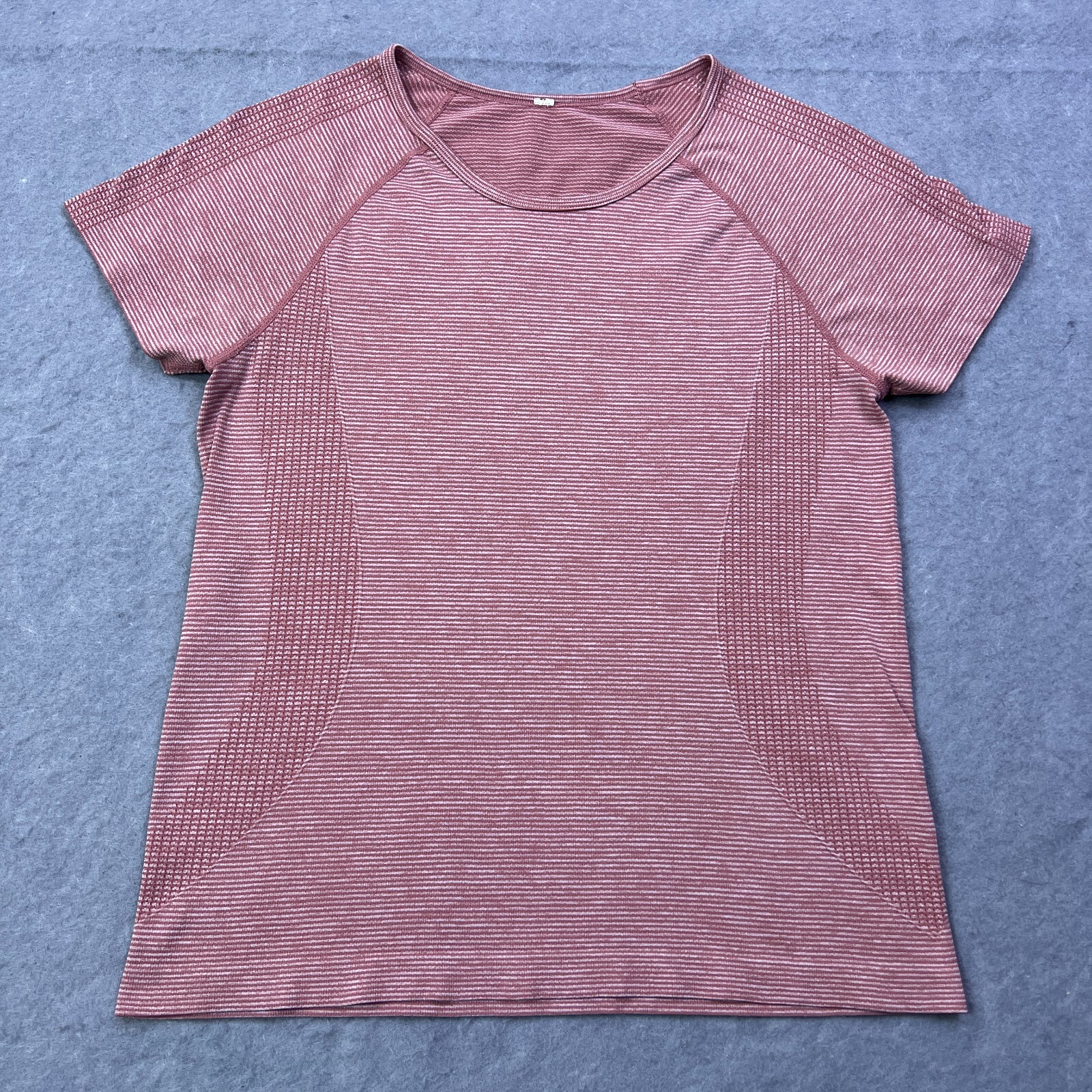 Athletic Shirt Women’s 8 Pink Short Sleeve Gym Running Stretch Crew Pullover Top
