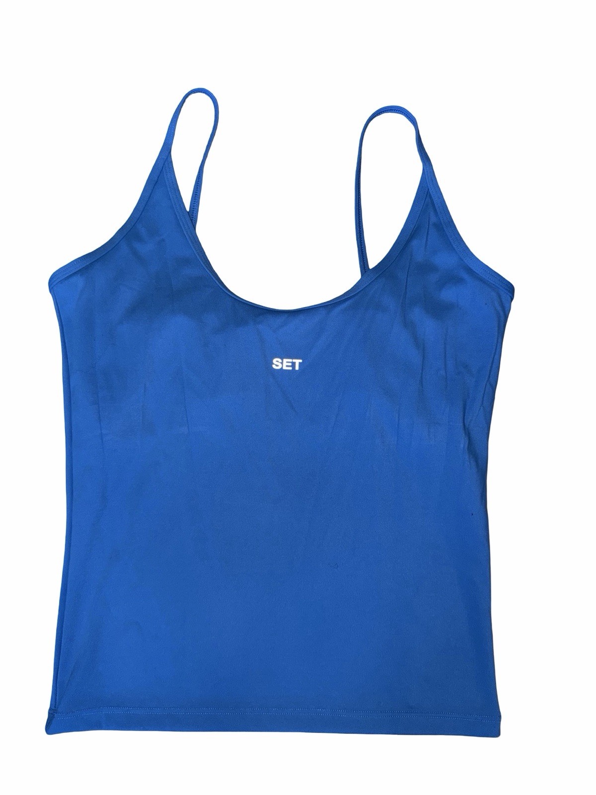 SET ACTIVE Blue Tank Top Large