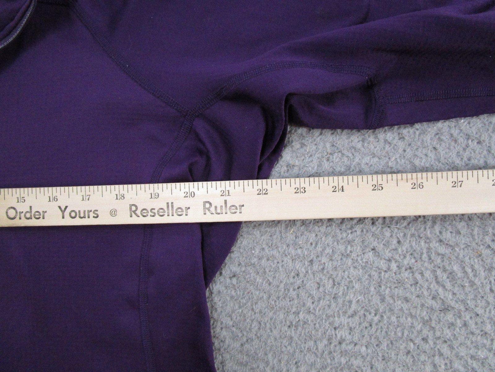 Outdoor Research Purple 1/4 Zip Pullover Womens Size XL Thermal Waffle Knit Read