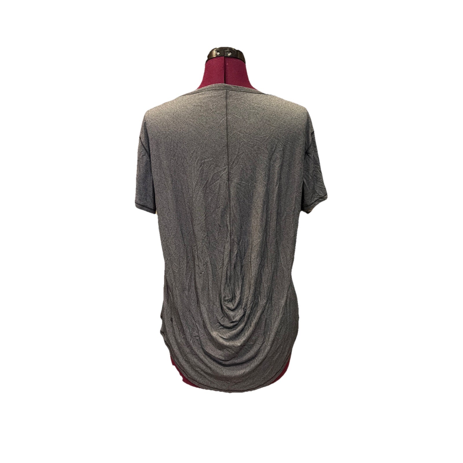 Lululemon Gray Fall In Place Short Sleeve Sz S/M