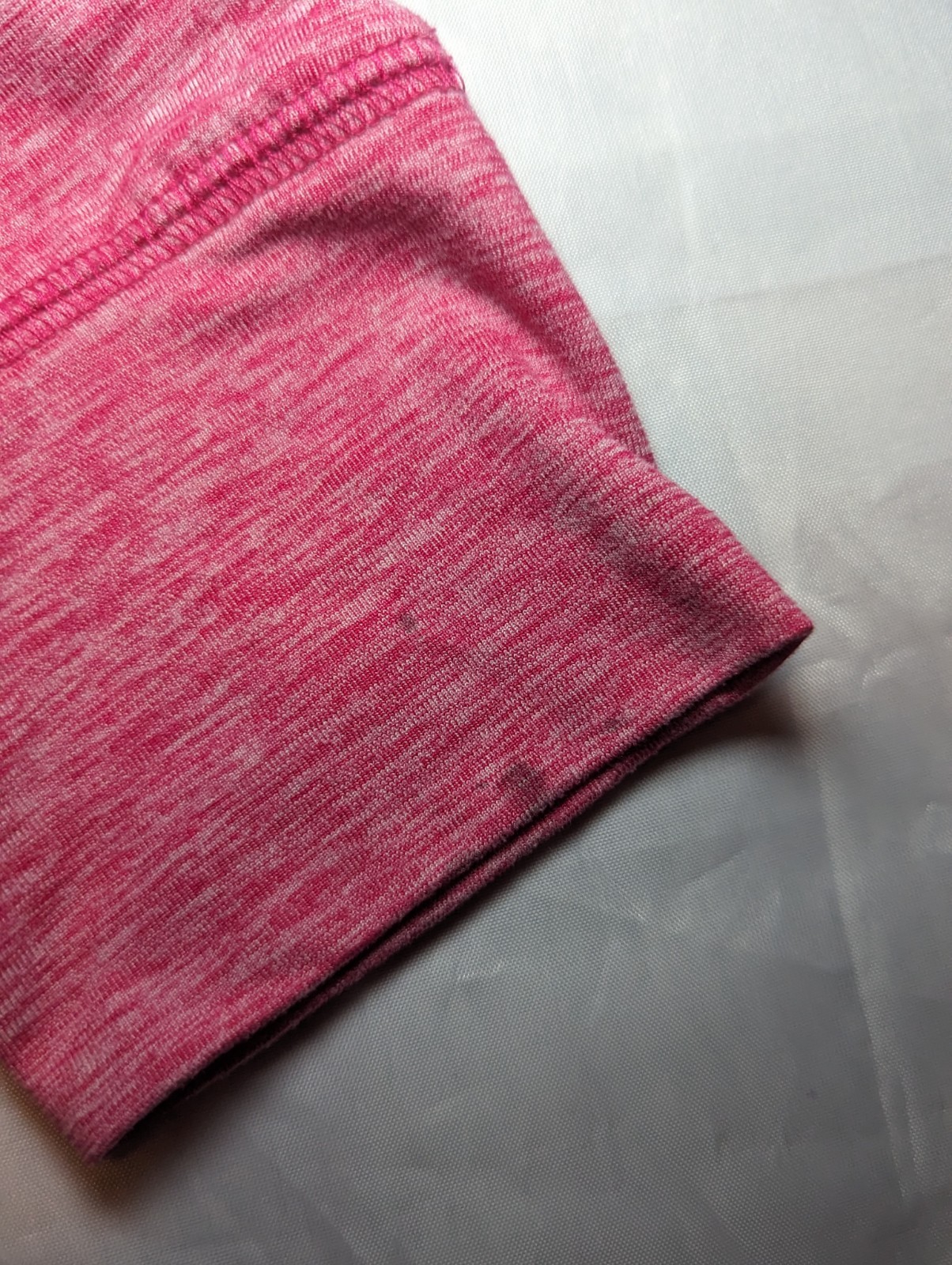 Reebok Polyester Stretch Pink Long Sleeve Round Neck Top Womens Small RN104141