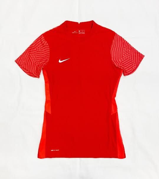 Nike US Short Sleeve Vaporknit III Soccer Futbol Jersey Women’s XS S Red CW3138