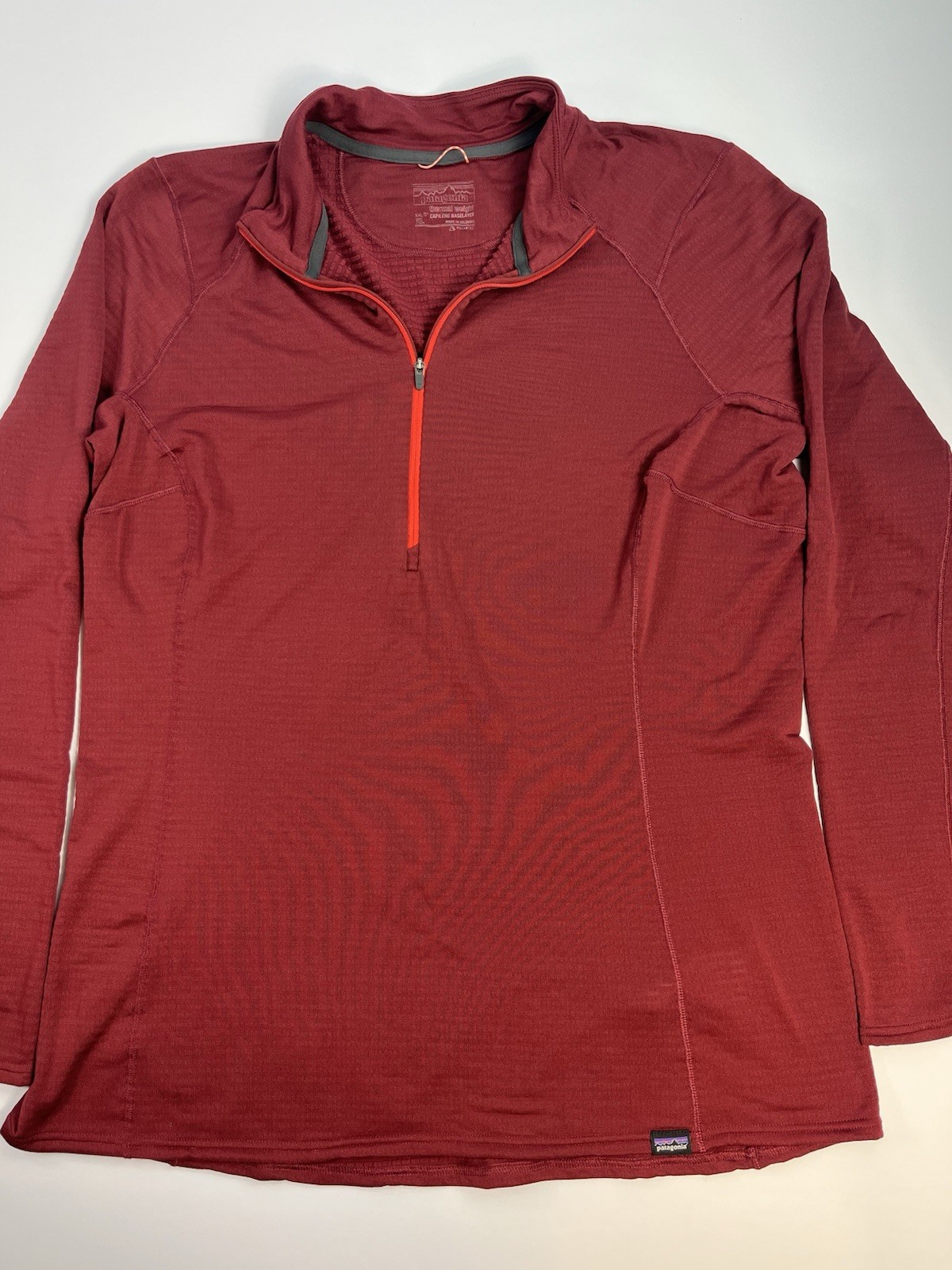 Patagonia Capilene Womens XL BaseLayer 1/4 Zip Thermal Weight Pullover Polartec